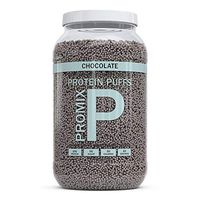 ProMix Whey Protein Isolate Puffs, Chocolate | 10g Protein, 0g Sugar, 50 Calories per Serving | Grass Fed Protein Crisps, Healthy High Protein Low Sugar Snacks | Gluten Free