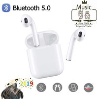 Wireless Earbuds Bluetooth Headsets Headphones True Wireless Earphones Stereo Sports Earphone with Charging. (White)