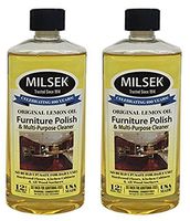 Milsek 12 Ounce Lemon Furniture Polish and Cleaner - 2 Pack