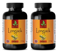 Increase Sexual Stamina - LONGJACK Powerful Formula - Tongkat ali Extract - 2 Bottles 120 Capsules