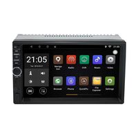 Upgraded Android 7.1 Quad Core CPU 2G Ram 32G ROM 7 Inch Touch Screen in Dash Double Din Car Stereo GPS Navigation WiFi Bluetooth Radio Headunit with Free Rear Camera and Car Tuning Tools