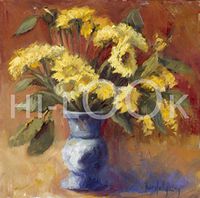 Hi-Look Microfiber Cleaning Cloth - Daises in Blue Vase