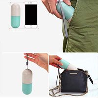 Portable Weekly 7 Day Rotating Pill Box Capsule Shape Organizer Storage Case Memory Aids Medicine Vitamins Container Storage Dispenser