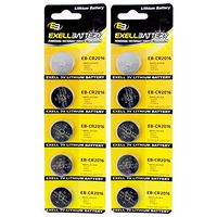 2pc 5pk 3V Lithium Coin Cell Battery CR2016 Replaces DL2016, ECR2016, FA, SBT11, BR2016, 208-202, 208-204, 208-206, DL2016B, BR2016-1W, CR2016-1W, KCR2016, L10, LM2016, LF1/4V