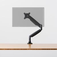 Jarvis Monitor Mounting Arm - Fits up to 32" Computer Displays (Single, Black)