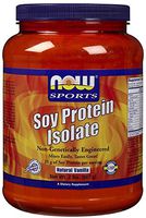 Now Foods Soy Protein Isolate (Natural Vanilla) - 2 lbs. 3 Pack