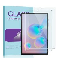 [2 Pack] KATIAN for Samsung Galaxy Tab S6 Screen Protector, HD Protector [Anti-Scratch] [No-Bubble] [Case-Friendly] 9H Hardness Tempered Glass Film for Samsung Galaxy Tab S5e / Tab S6