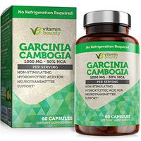 Garcinia Cambogia - by Vitamin Bounty - 100% Pure Extract - 60 Count - 1000mg