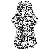 YLMRXL Bamboo Charcoal Reusable Cloth Menstrual Pads Washable Panty Liners for Women, Overnight Sanitary Napkins, and Reduce Waste (5 Pack),F