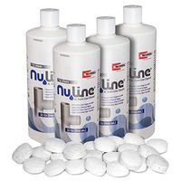 (4)-Pack, The 'Original' AC Line Drainline Buildup Remover Air Conditioner Condensate, 32 Ounce + (24) PT-151 Pan Tablets