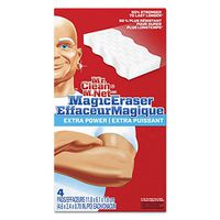 Mr. Clean 82038 Magic Eraser Extra Durable, 4 3/5" x 2 2/5", 4/Box