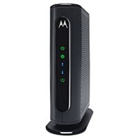 Motorola MB7220-10 8x4 Cable Modem, Model MB7220, 343 Mbps DOCSIS 3.0, Certified by Comcast XFINITY, Time Warner Cable, Cox, BrightHouse, and More - 1 x Network (RJ-45) - Gigabit Ethernet - Desktop