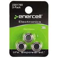 RadioShack 386 1.55V/120mAh Silver-Oxide Bateries (3-Pack) by RadioShack