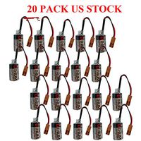 3.6V 1200mAh ER3V PLC Li Battery for Omron Toshiba Instrument Power US Stock (Pack of 20)
