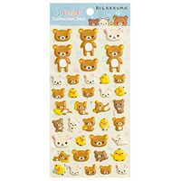 San-X Rilakkuma Soft touch Sticker SE34501