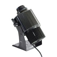 40W LED Gobo Projector LED Custom Image Logo Projector Light with Custom Rotating Glass Gobos for Outdoor Use Company Hotel Restaurant Advertising Signs (with Custom 2 Colors Rotating Glass Gobos)