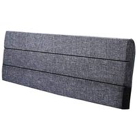 Qi Peng Mat Cushions - Headboard Cushions Large Backrest Double Solid Wood Bed Large Cushion Pillow Fabric Soft Pack Bed Cover Removable and Washable Sofa Cushion (Color : B, Size : 180x5x50cm)