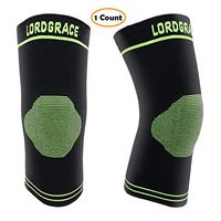 Compression Knee Brace for Injury Recovery and Arthritis Relief - Best Knee Sleeve Support for Running, Jogging, Workout, Gym (Green,XL)