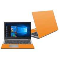 Mightyskins Skin Compatible with Lenovo Ideapad 330 15" (2018) - Solid Orange | Protective, Durable, and Unique Vinyl Decal Wrap Cover | Easy to Apply, Remove, and Change Styles | Made in The USA