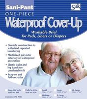 SANI-PANT BRIEF PULL-ON Size: MED
