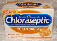 Chloraseptic Liquid Center Lozenges-Honey Lemon-18 ct