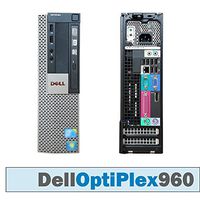 Dell OptiPlex 960 SFF / Core 2 Duo E8400 @ 3.00 GHz / 8GB DDR2 / 1TB HDD/DVD-RW/WINDOWS 10 Pro