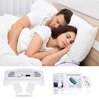 JIGAN Upgraded Electronic Anti Snoring Nose Vents Plugs, Snore Reducing Aids to Natural and Comfortable Sleep - Color : White