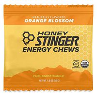 Honey Stinger Organic Energy Chews, Orange Blossom, Sports Nutrition, 1.8 Ounce (Pack of 12)