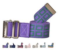 NYOrtho Metal Buckle Gait Belt - Adjustable Machine Washable Strong and Durable Cotton Material Latex Free, Lavender, 72"