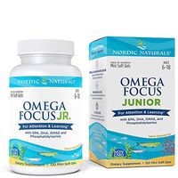 Nordic Naturals Omega Focus Junior - Children's Omega 3 Formula for Brain Health, Learning and Attention* Soft Gels - 120 Count