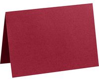 A9 Folded Card (5 1/2 x 8 1/2) - Garnet Red (250 Qty.)