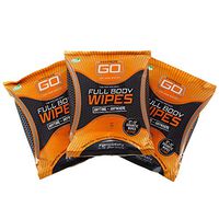 HyperGo: Full Body Wipes - Body Cleansing Wipes - 20 Wipes (Pack of 3) - Clean Off Odor and Sweat - Refresh and Moisturize Skin - All Natural Ingredients - Unscented