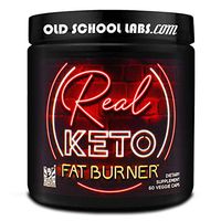 Old School Labs REAL KETO FAT BURNER - Antidote to Keto Plateaus - Thermogenic Weight Loss Supplement - for Men and Women - Fat Loss, Energy Boost, Appetite Control, Better Mood - 60 Veggie Diet Pills