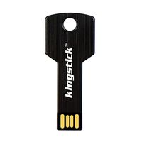 USB Disk 4/8/16/32/64GB Ultra-Thin Key Shaped USB 3.0 Flash Drive Memory Stick U Disk Black 64GB