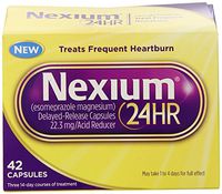 Nexium 24HR Capsules, 42 Count , Pack of 2