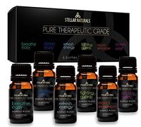 Top 6 Best Essential Oil Blends, Therapeutic Grade Aromatherapy Oils for Serenity and Protection Contains. Breathe Easy, Sleep Easy, Refresh Energy, Fighting Guards, Mood Enhancer, Anxiety Relief