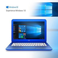 HP Stream Notebook 13.3" HD WLED-backlit Laptop, Intel N3050 up to 2.16GHz, 2GB DDR3L, 32GB SSD, HDMI, Webcam, USB 3.0, Bluetooth, WiFi, Windows 10 (Certified Refurbished) Blue