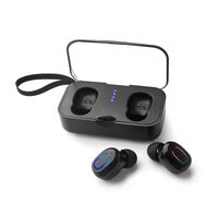 Docooler TI8S TWS BT5.0 Wireless Earbuds Headphones Mini Earphones HiFi Stereo in-Ear Sports Earphones with Microphone with 500mAh Charging Box Compatible with iOS Android