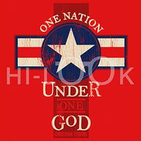 Hi-Look Microfiber Cleaning Cloth - One Nation Under God
