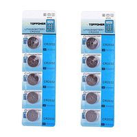 TOPPOWER Lithium Button Cell Battery 3V CR2032 2-Pack