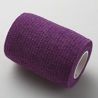 ULTNICE 12 x 7.5x450cm Medical Self-Adhesive Elastic Bandage Self Adherent Cohesive Wrap Bandages for Athletic Sport (Purple)