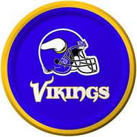 Creative Converting 8 Count Minnesota Vikings Paper Dessert Plates