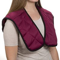 Bluestone Hot or Cold Wrap- Microwaveable or Freezable Neck and Shoulder Wrap-Moist Heat or Cooling Therapy with Natural Buckwheat Filling