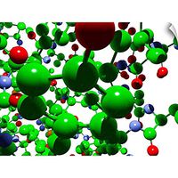 CANVAS ON DEMAND Insulin Molecule Wall Decal, 48"x36"