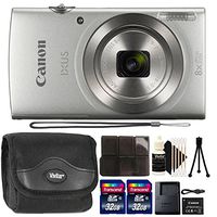 Canon Ixus 185/Elph 180 20MP Digital Camera Silver with 32GB Accessory Kit