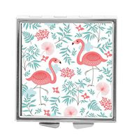 Katrina Pill Box Pill Holder Pill Case Medicine Holder Mint Tin Vitamin Holder Container Pocket or Purse (Pink Flamingo)