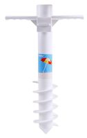 Ohuhu Beach Umbrella Sand Anchor Stand Holder with 5-Tier Screw, One Size Fits All Safe Stand for Strong Wind