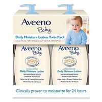 Aveeno Baby Daily Moisture Lotion, Fragrance Free (18 fl. oz, 2 pk.) Non-Greasy Formula Absorbs Quickly