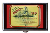 Vintage Condom Graphic with Pin Up Decorative Pill Box