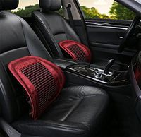 GAOFEI Mesh Hollow Car Auto Chair Seat - Premium Quality Hollow Car Auto Chair Seat Back Cushion Home Office Waist Lumbar Support, red